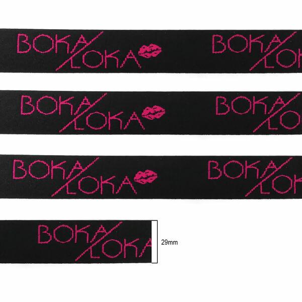 elastico boka loka preto pink 22